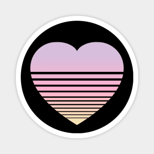 Gradient Heart - Pastels 3 Magnet